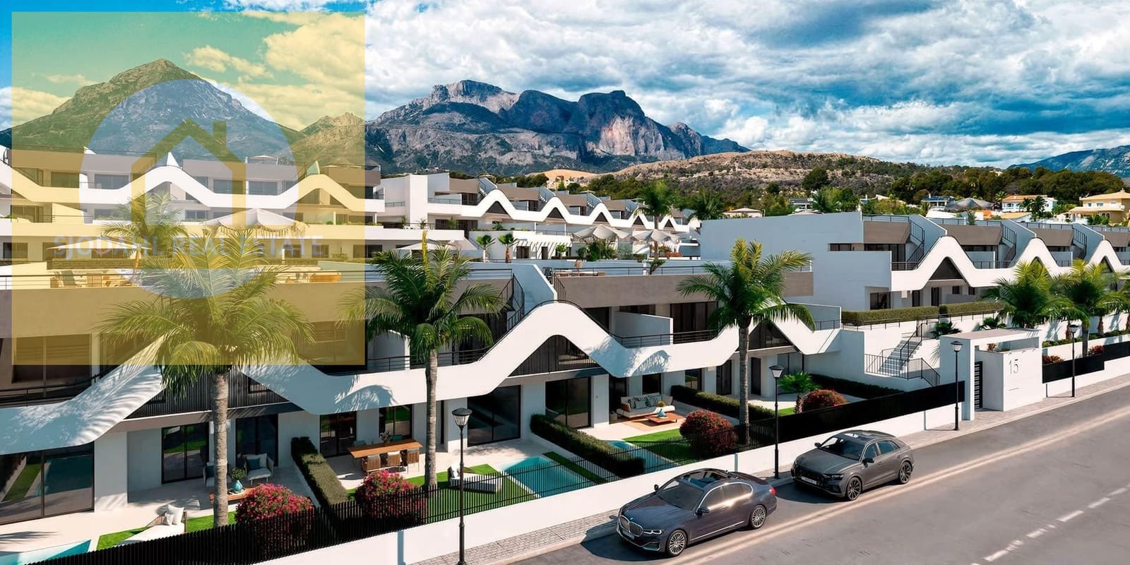 2 soveværelse Lejlighed til salg i Alfaz del Pi / L'Alfas del Pi med swimmingpool garage - € 293.000 (Ref: 9243791)