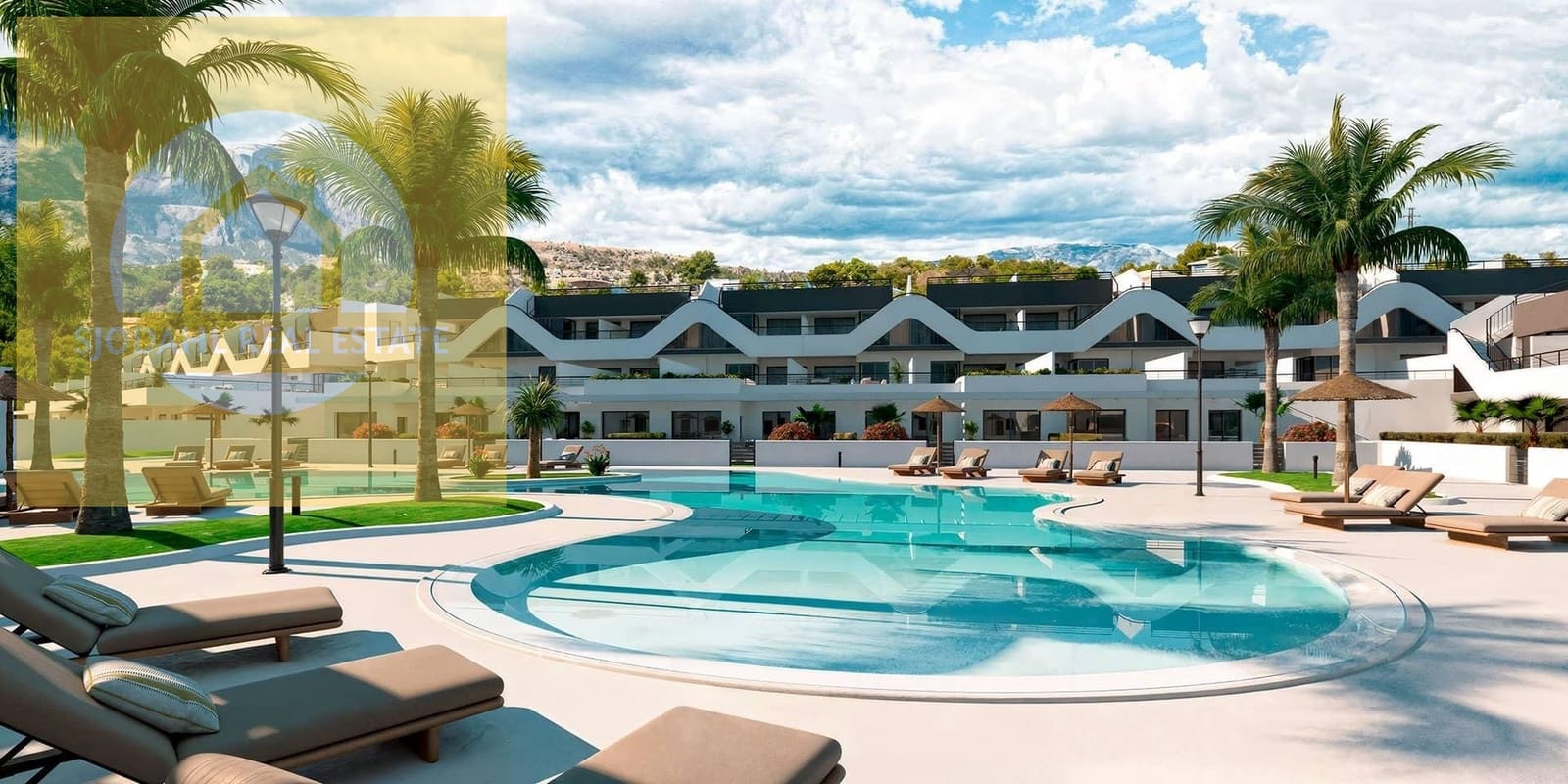 2 soveværelse Lejlighed til salg i Alfaz del Pi / L'Alfas del Pi med swimmingpool garage - € 293.000 (Ref: 9243791)