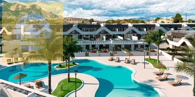 2 soveværelse Lejlighed til salg i Escandinavia - Cautivador, Alfaz del Pi / L'Alfàs del Pi med swimmingpool garage - € 293.000 (Ref: 9243791)