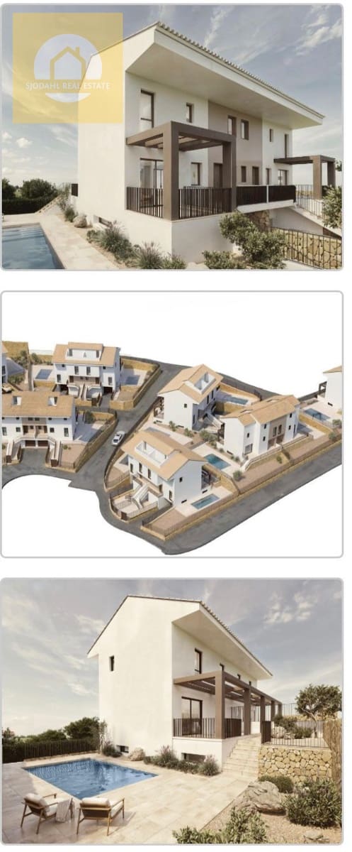 3 soverom Kjedet enebolig til salgs i La Nucia med svømmebasseng garasje - € 594 000 (Ref: 9642469)