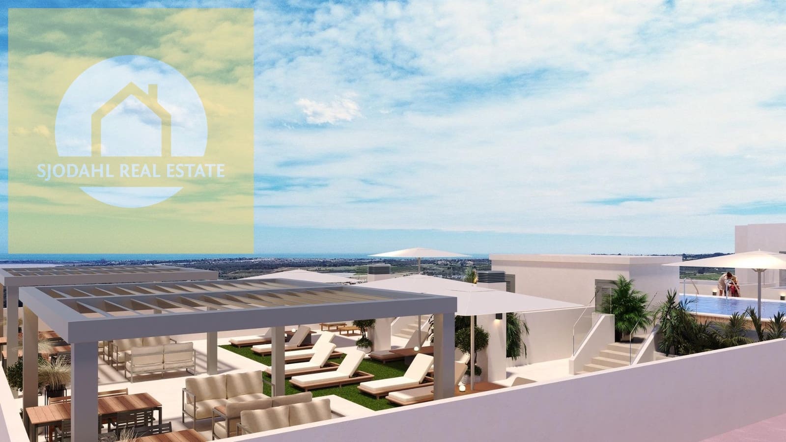 1 makuuhuone Kattohuoneisto myytävänä paikassa San Miguel de Salinas mukana uima-altaan - 135 000 € (Ref: 9645833)