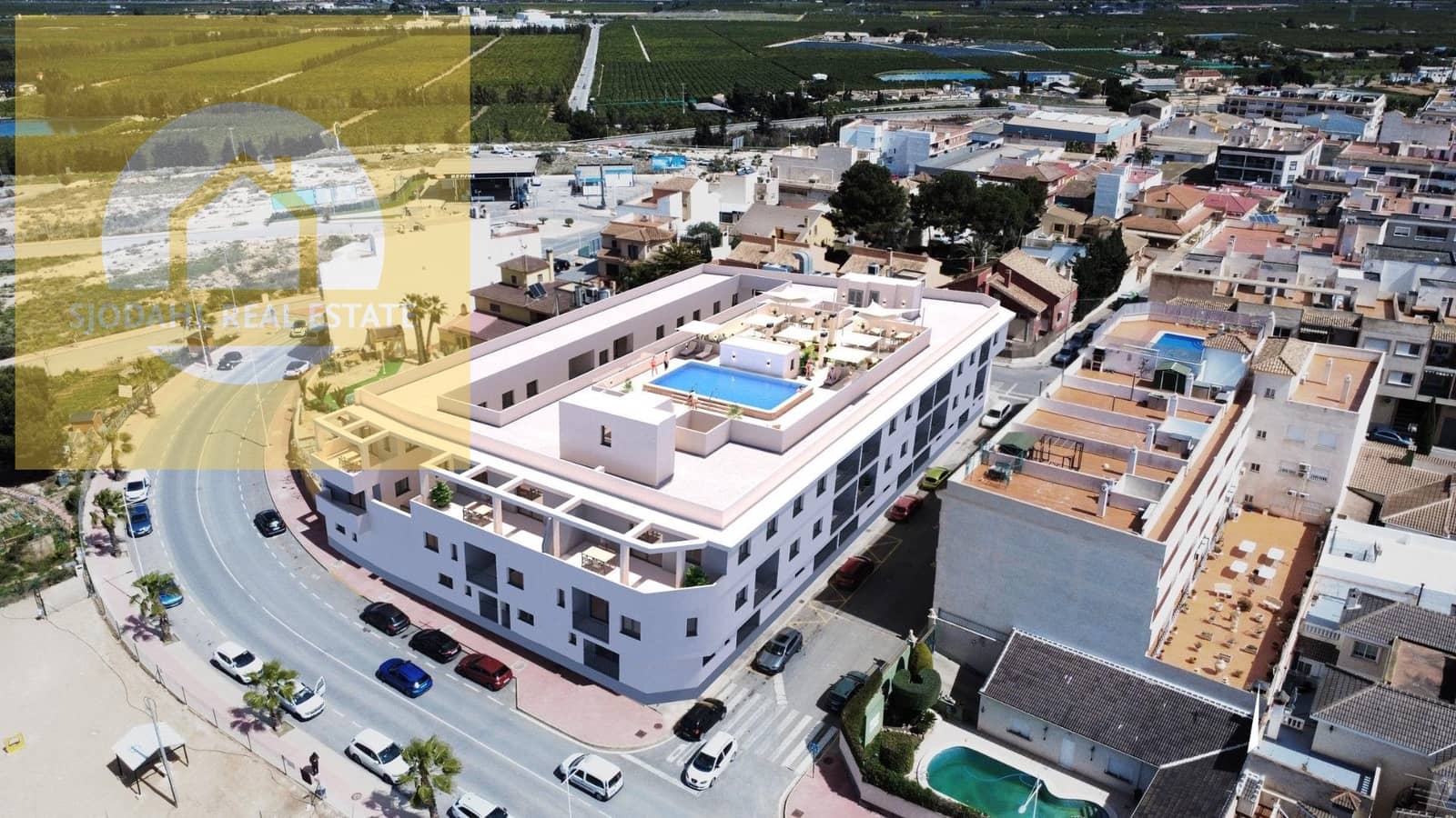 1 makuuhuone Kattohuoneisto myytävänä paikassa San Miguel de Salinas mukana uima-altaan - 135 000 € (Ref: 9645833)