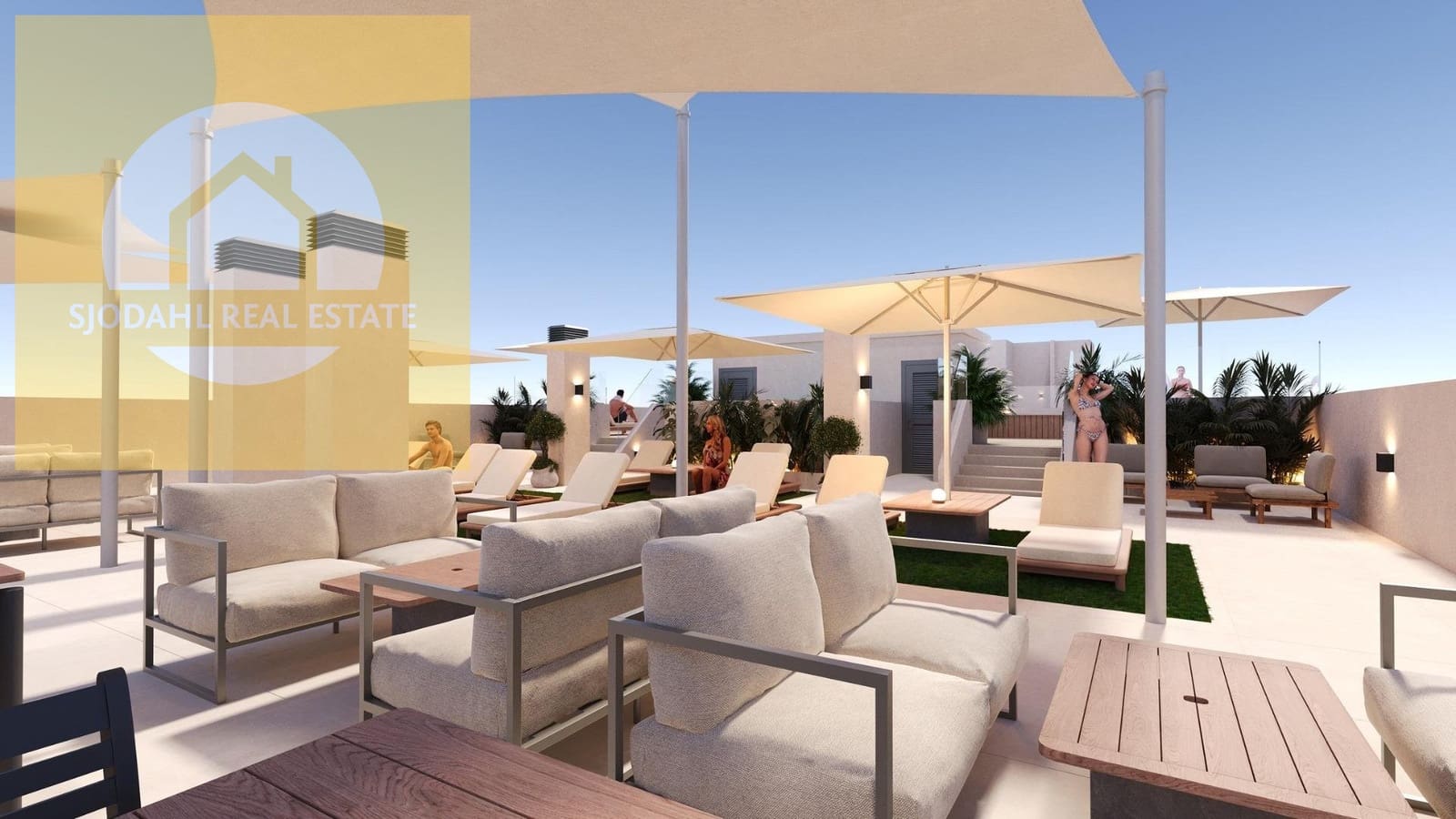 1 makuuhuone Kattohuoneisto myytävänä paikassa San Miguel de Salinas mukana uima-altaan - 135 000 € (Ref: 9645833)