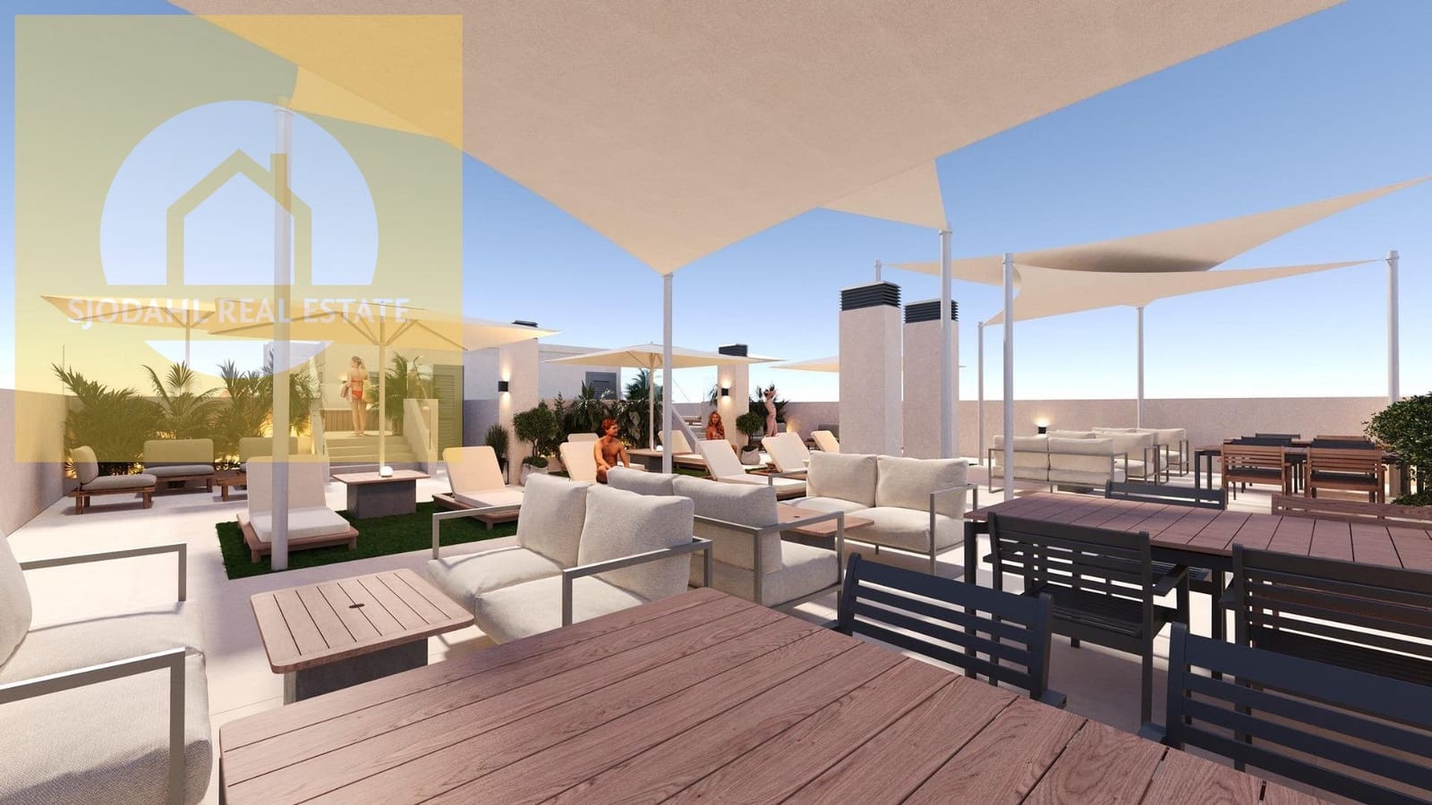 1 makuuhuone Kattohuoneisto myytävänä paikassa San Miguel de Salinas mukana uima-altaan - 135 000 € (Ref: 9645833)