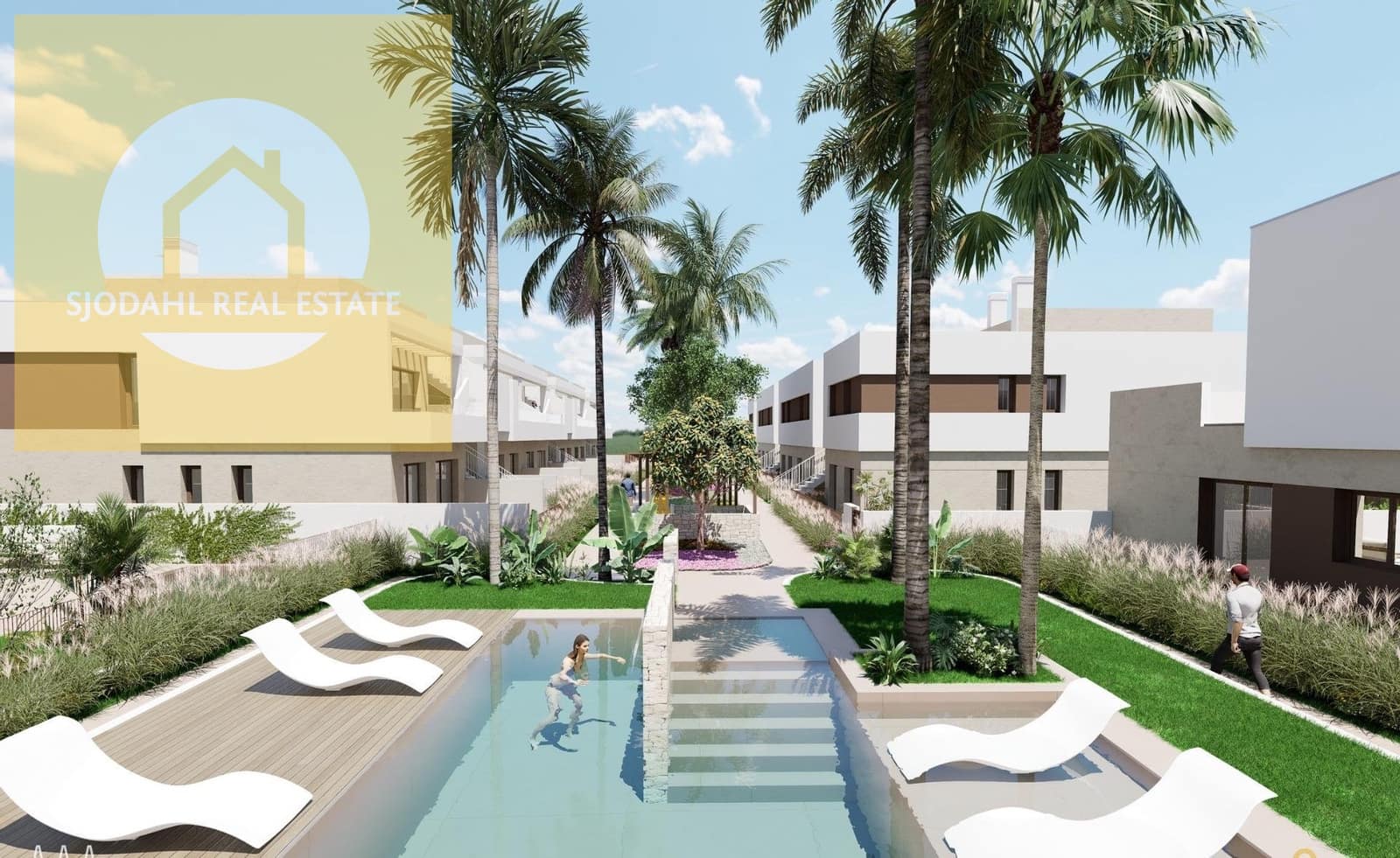 3 slaapkamer Bungalow te koop in Los Alcazares met zwembad garage - € 320.000 (Ref: 9645834)