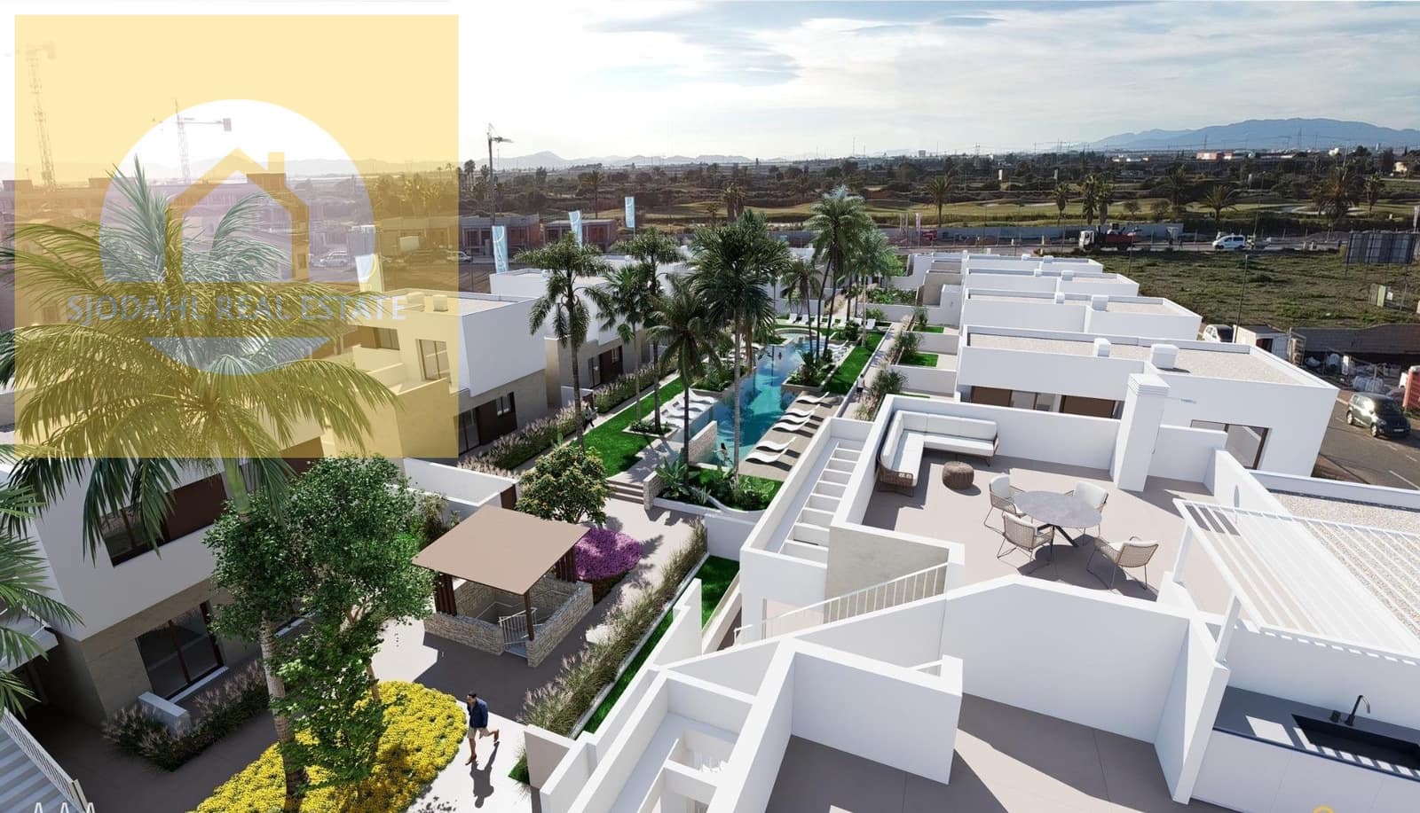 3 slaapkamer Bungalow te koop in Los Alcazares met zwembad garage - € 320.000 (Ref: 9645834)