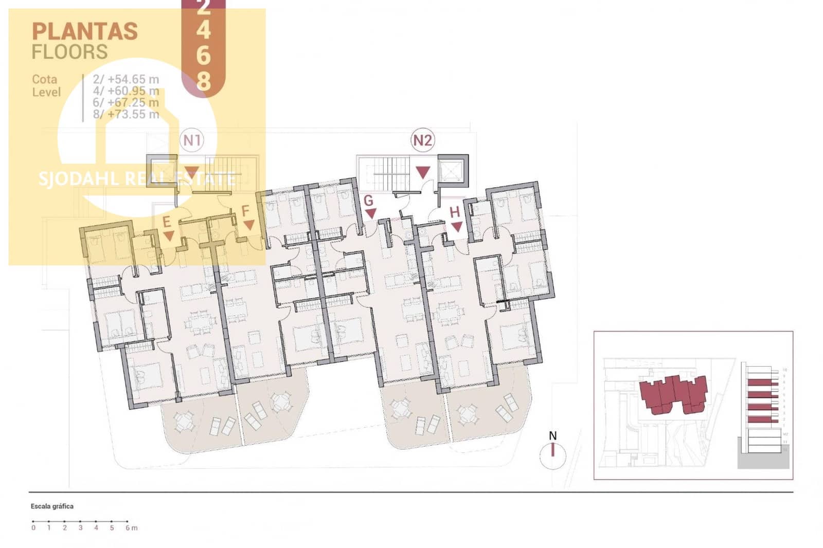 2 slaapkamer Appartement te koop in Calpe / Calp met zwembad garage - € 410.000 (Ref: 9645849)