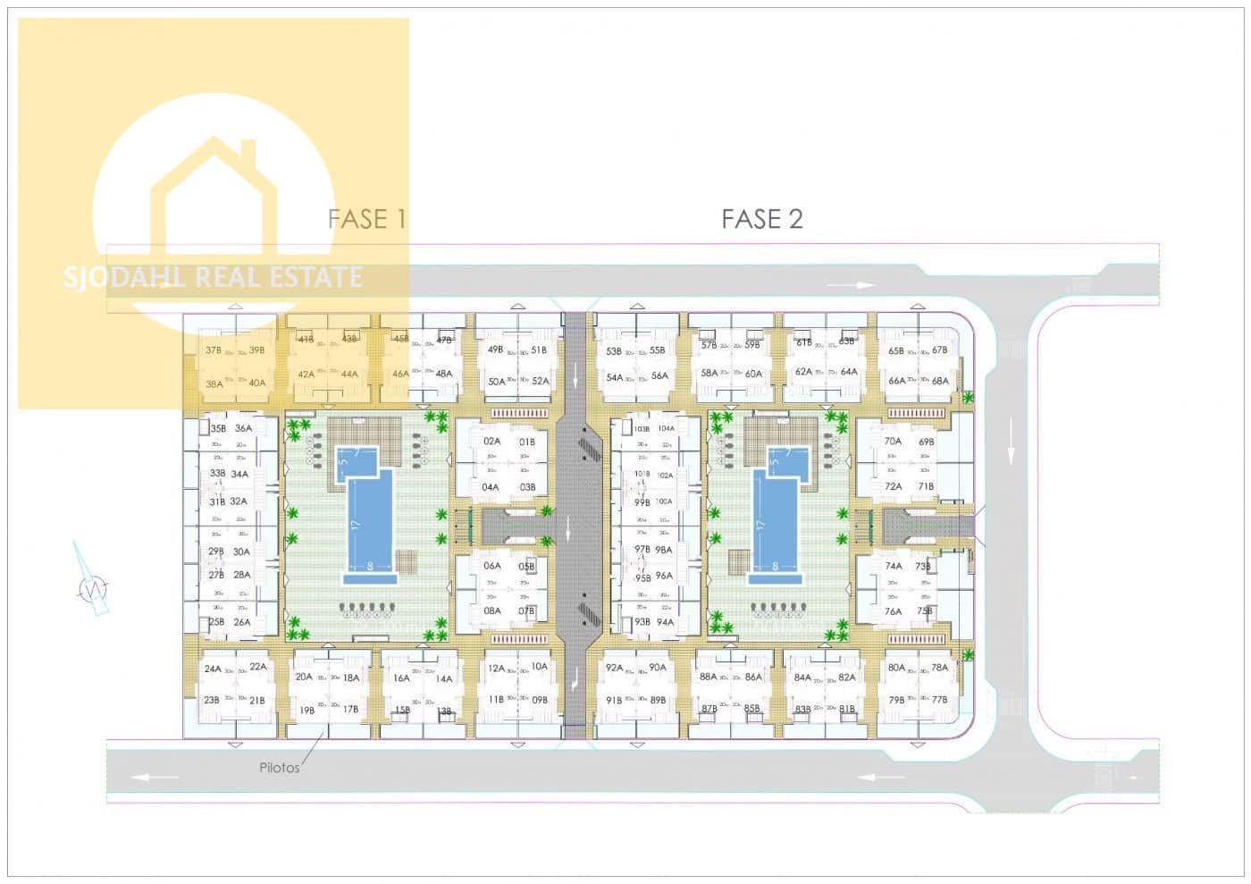 2 chambre Bungalow à vendre à Torrevieja avec piscine garage - 275 000 € (Ref: 9646063)
