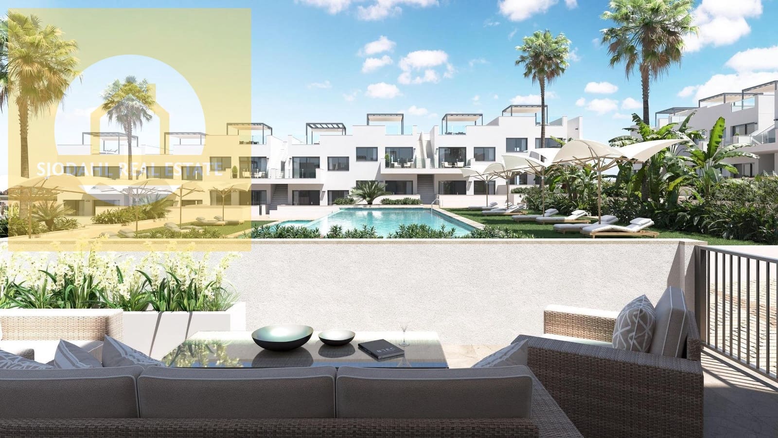 2 sovrum Bungalow till salu i Torrevieja med pool garage - 289 900 € (Ref: 9646065)