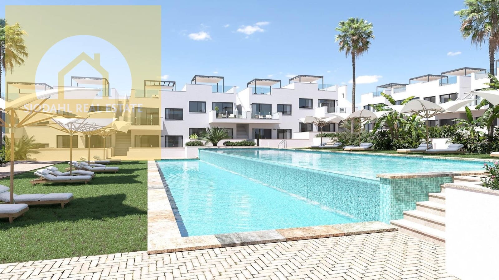 2 sovrum Bungalow till salu i Torrevieja med pool garage - 289 900 € (Ref: 9646065)