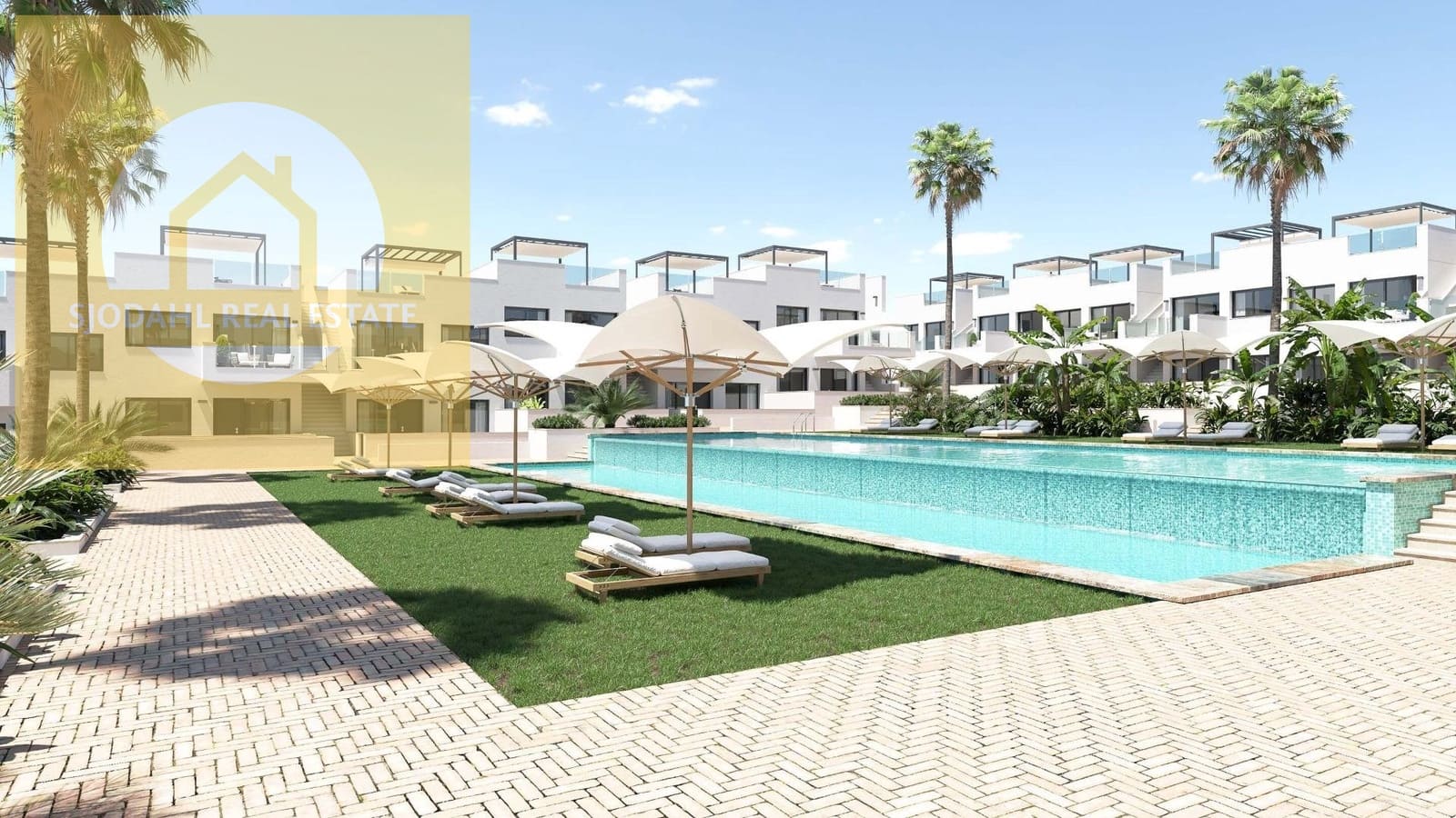 2 sovrum Bungalow till salu i Torrevieja med pool garage - 289 900 € (Ref: 9646065)