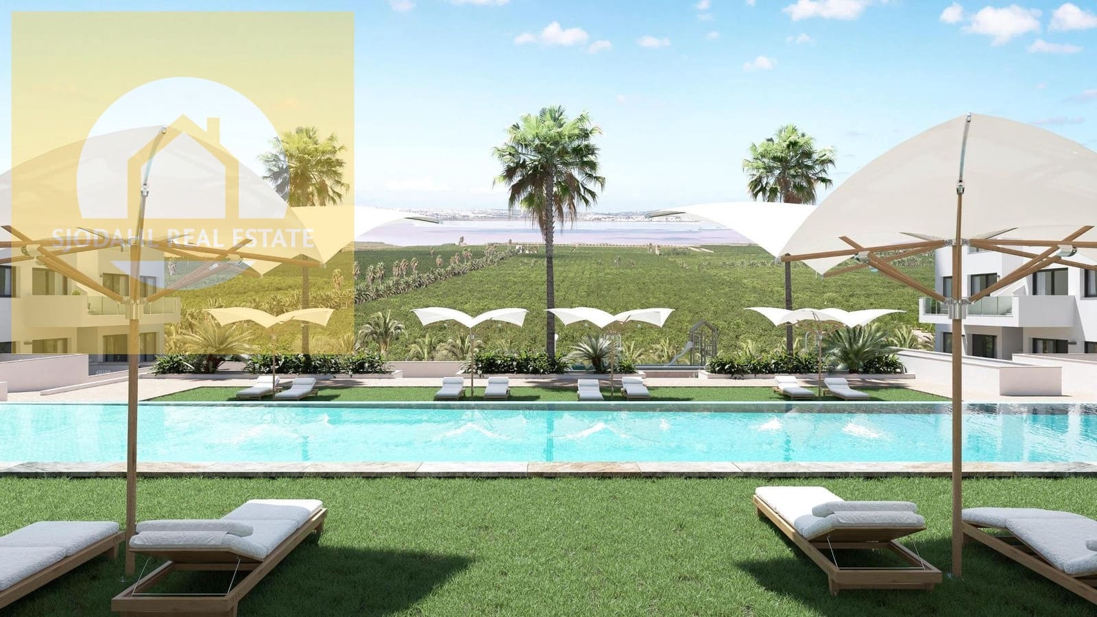 2 sovrum Bungalow till salu i Torrevieja med pool garage - 289 900 € (Ref: 9646065)