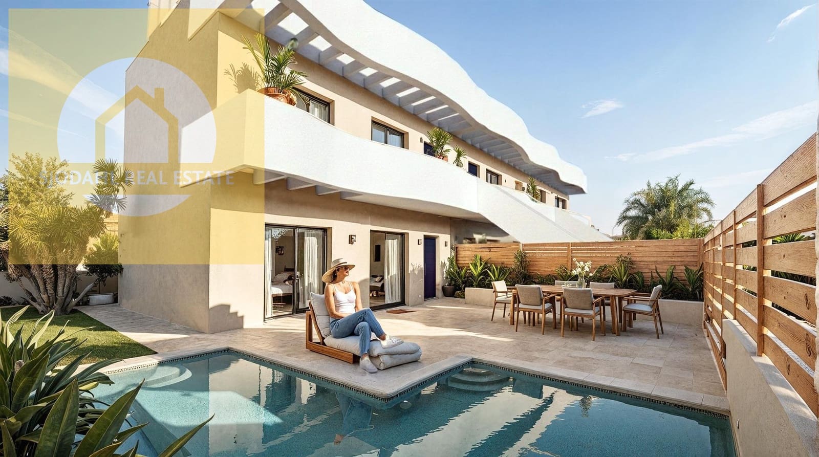 3 chambre Bungalow à vendre à Pilar de la Horadada avec piscine garage - 369 900 € (Ref: 9707623)