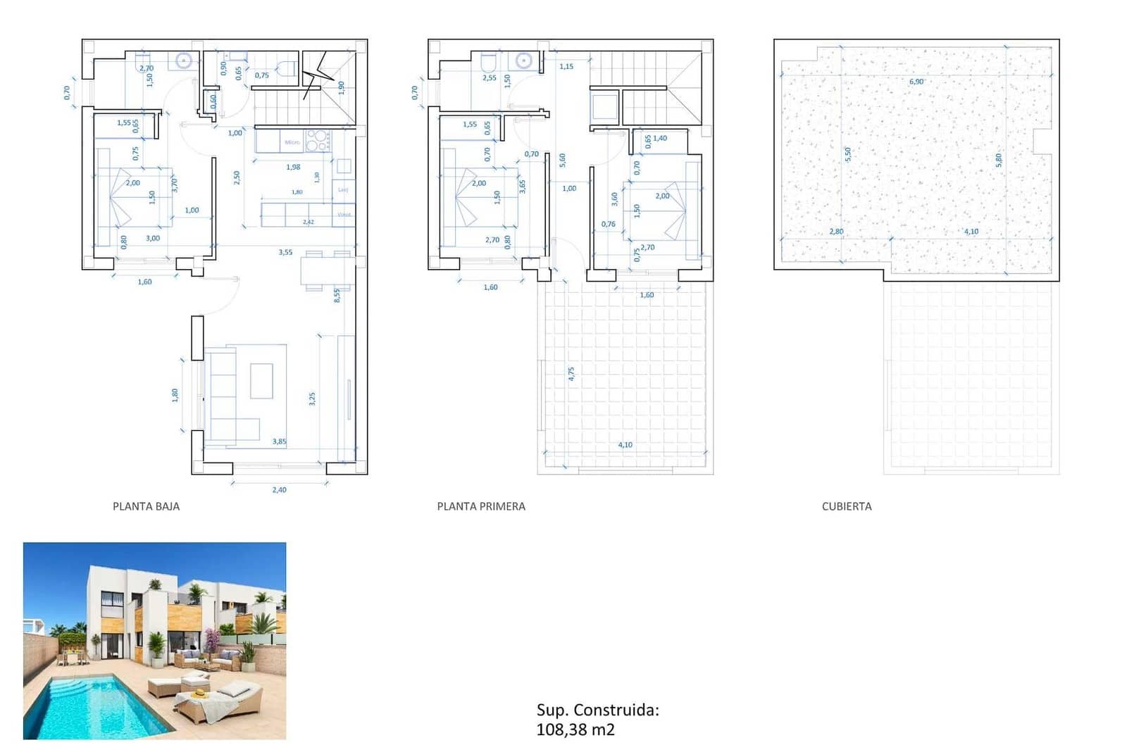 3 camera da letto Villa in vendita in San Fulgencio con piscina - 395.000 € (Rif: 10017658)