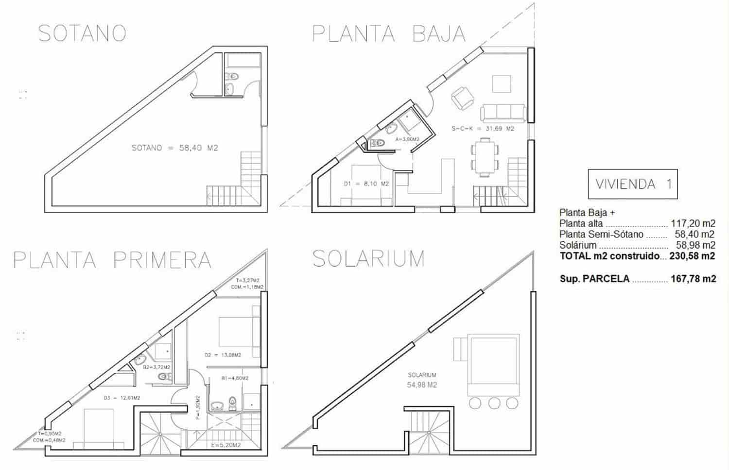3 soveværelse Villa til salg i Torrevieja med swimmingpool - € 660.000 (Ref: 8149487)