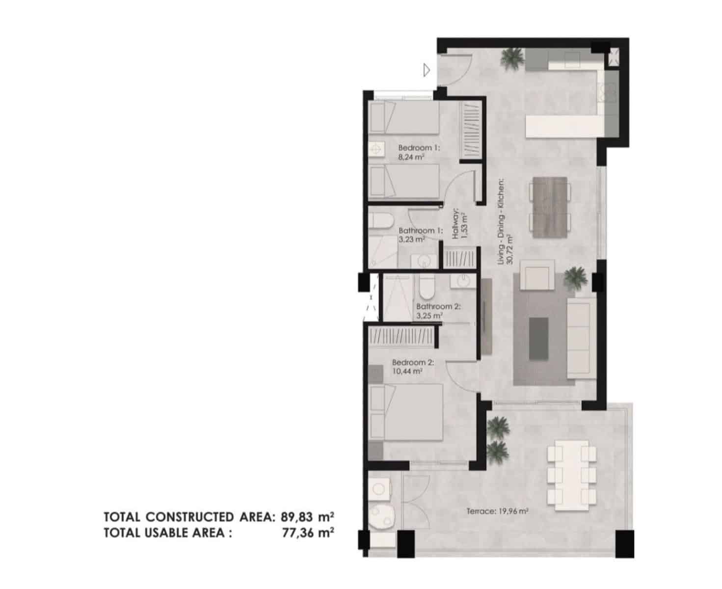 2 bedroom Flat for sale in Torrevieja with pool garage - € 252,800 (Ref: 8172939)