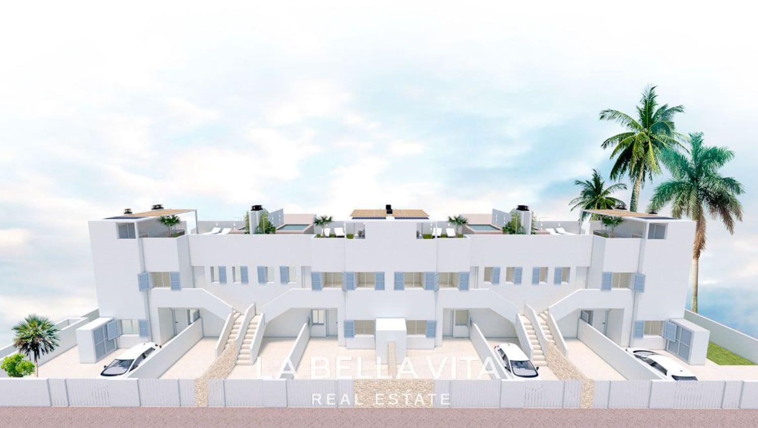 3 soveværelse Bungalow til salg i Pilar de la Horadada med swimmingpool garage - € 395.000 (Ref: 8251626)