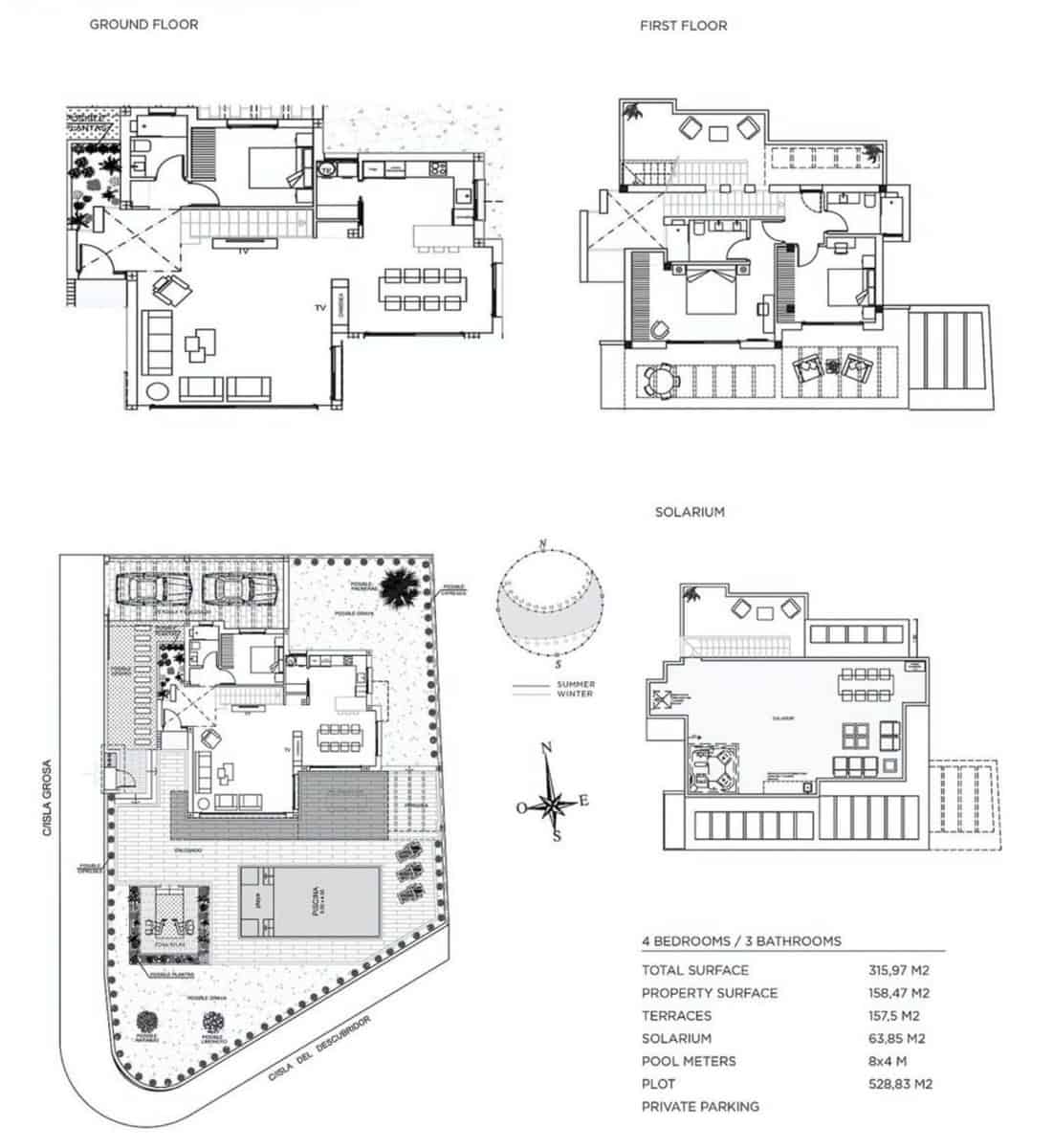 4 soveværelse Villa til salg i Ciudad Quesada med swimmingpool - € 1.034.000 (Ref: 8251628)