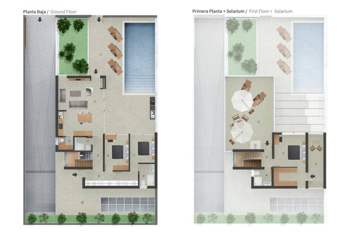 4 soveværelse Villa til salg i Los Belones med swimmingpool garage - € 550.000 (Ref: 8440698)