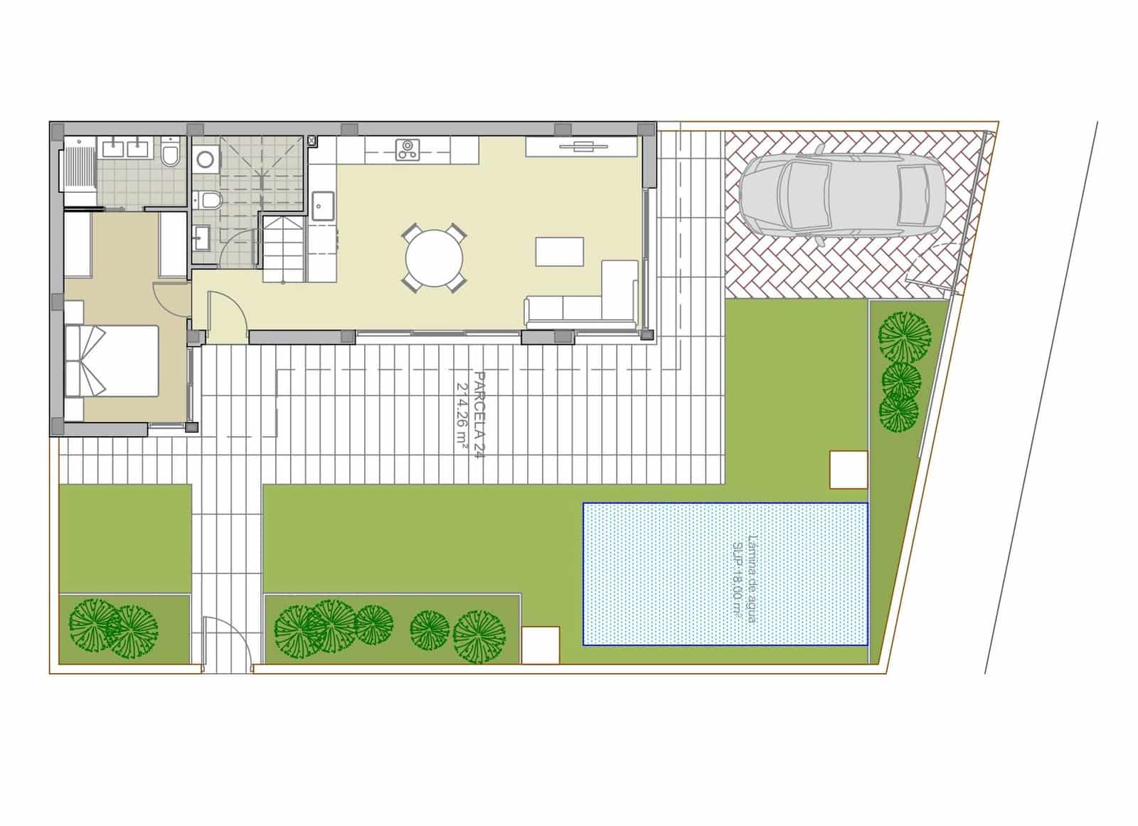 3 sypialnia Willa na sprzedaż w Los Montesinos z basenem - 364 900 € (Ref: 8440700)