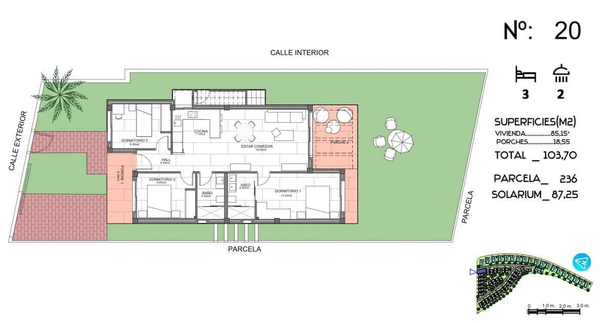 3 camera da letto Villa in vendita in Algorfa con piscina garage - 375.000 € (Rif: 8666215)