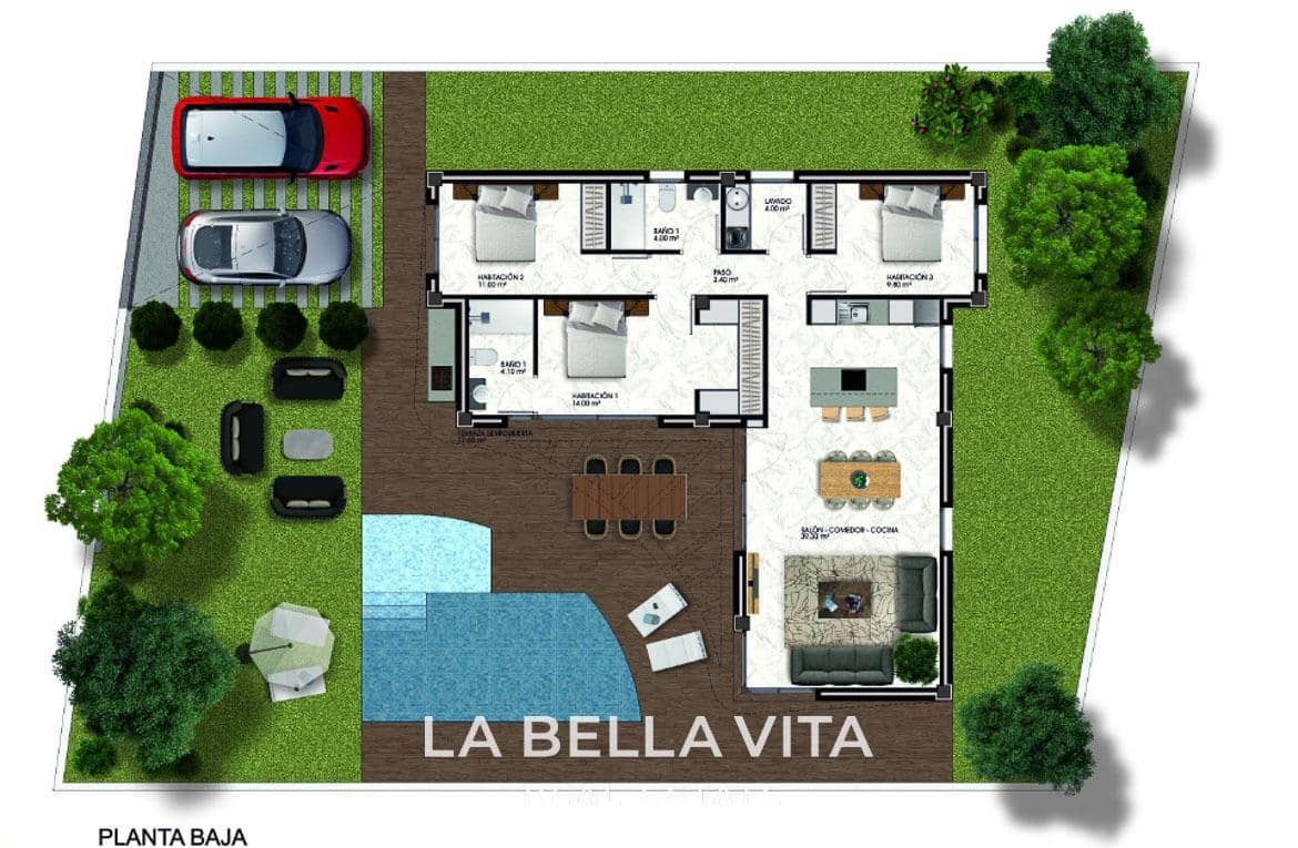 3 soveværelse Villa til salg i Los Montesinos med swimmingpool - € 549.000 (Ref: 8666229)