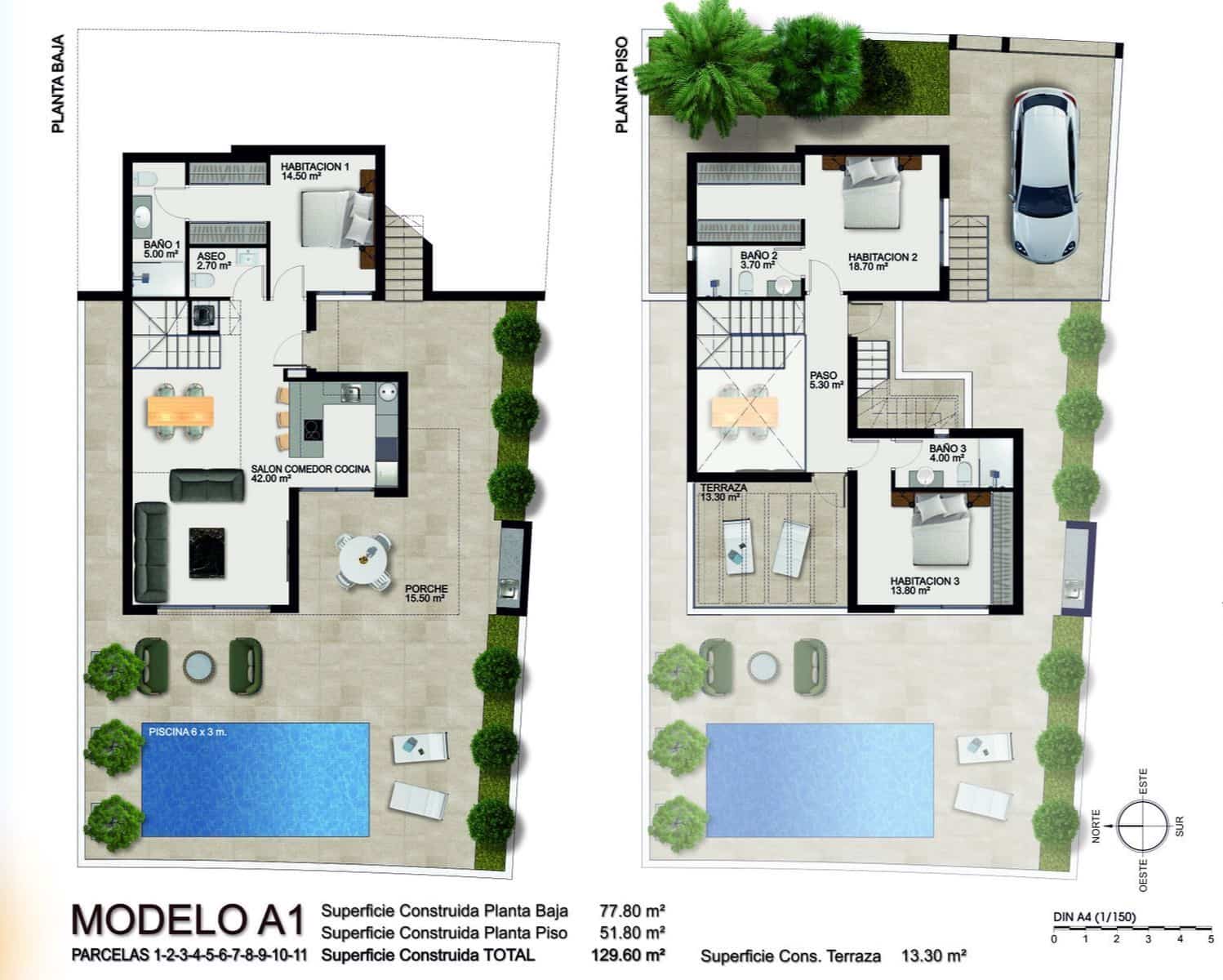 3 soveværelse Villa til salg i Ciudad Quesada med swimmingpool - € 629.000 (Ref: 8714640)