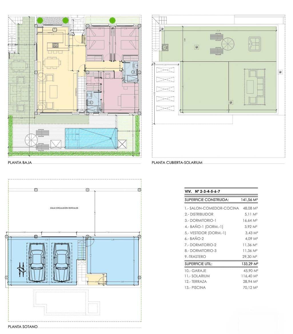3 soverom Villa til salgs i Aguas Nuevas med svømmebasseng garasje - € 595 000 (Ref: 9078111)