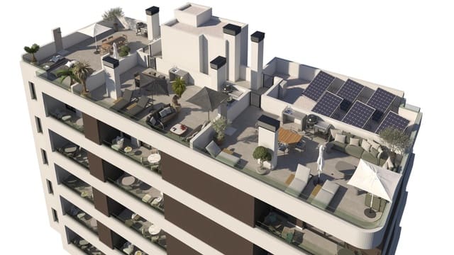 2 soveværelse Penthouse til salg i Playa Levante, Santa Pola - € 331.660 (Ref: 9161189)