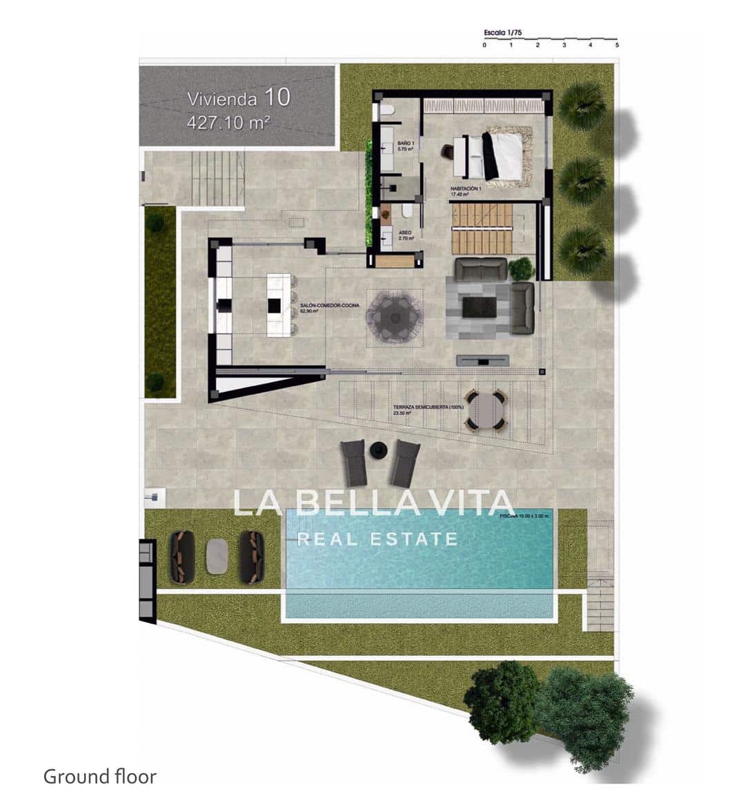 Chalet de 3 habitaciones en Polop en venta con piscina garaje - 725.000 € (Ref: 9266509)