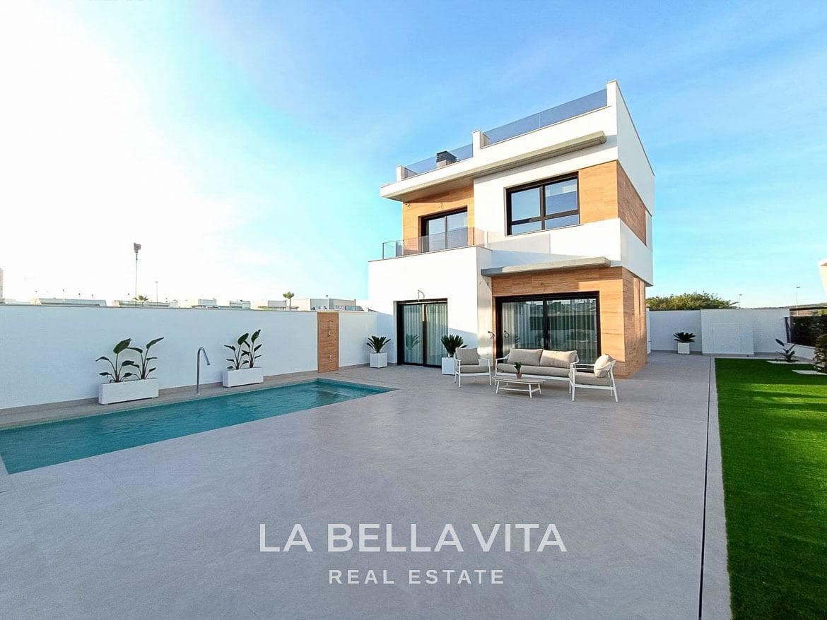 3 makuuhuone Rivitalo myytävänä paikassa Benijofar mukana uima-altaan - 449 000 € (Ref: 9335215)