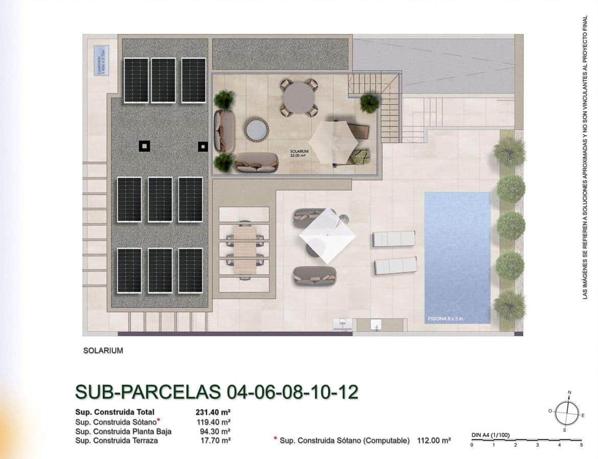 3 soveværelse Villa til salg i Pueblo Lucero med swimmingpool garage - € 480.000 (Ref: 9375233)