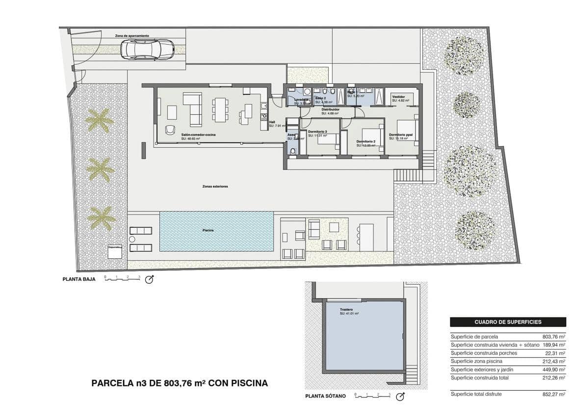 3 camera da letto Villa in vendita in Pinar de Campoverde con piscina garage - 825.000 € (Rif: 9452837)