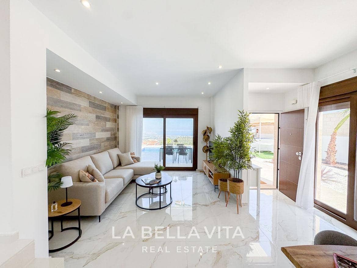 3 sypialnia Willa na sprzedaż w Polop z basenem garażem - 598 000 € (Ref: 9452839)