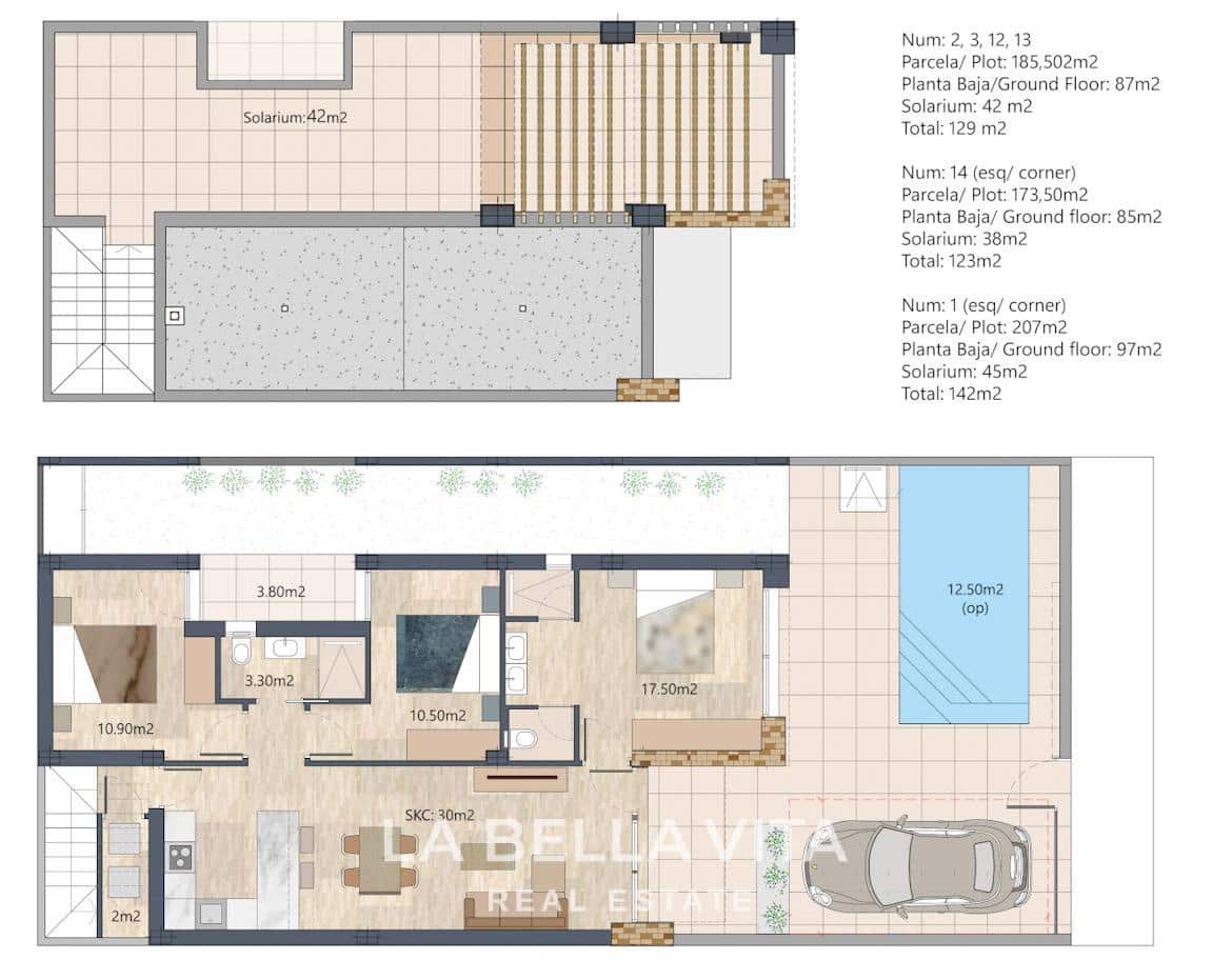 Chalet de 2 habitaciones en San Fulgencio en venta con piscina - 367.900 € (Ref: 9630277)