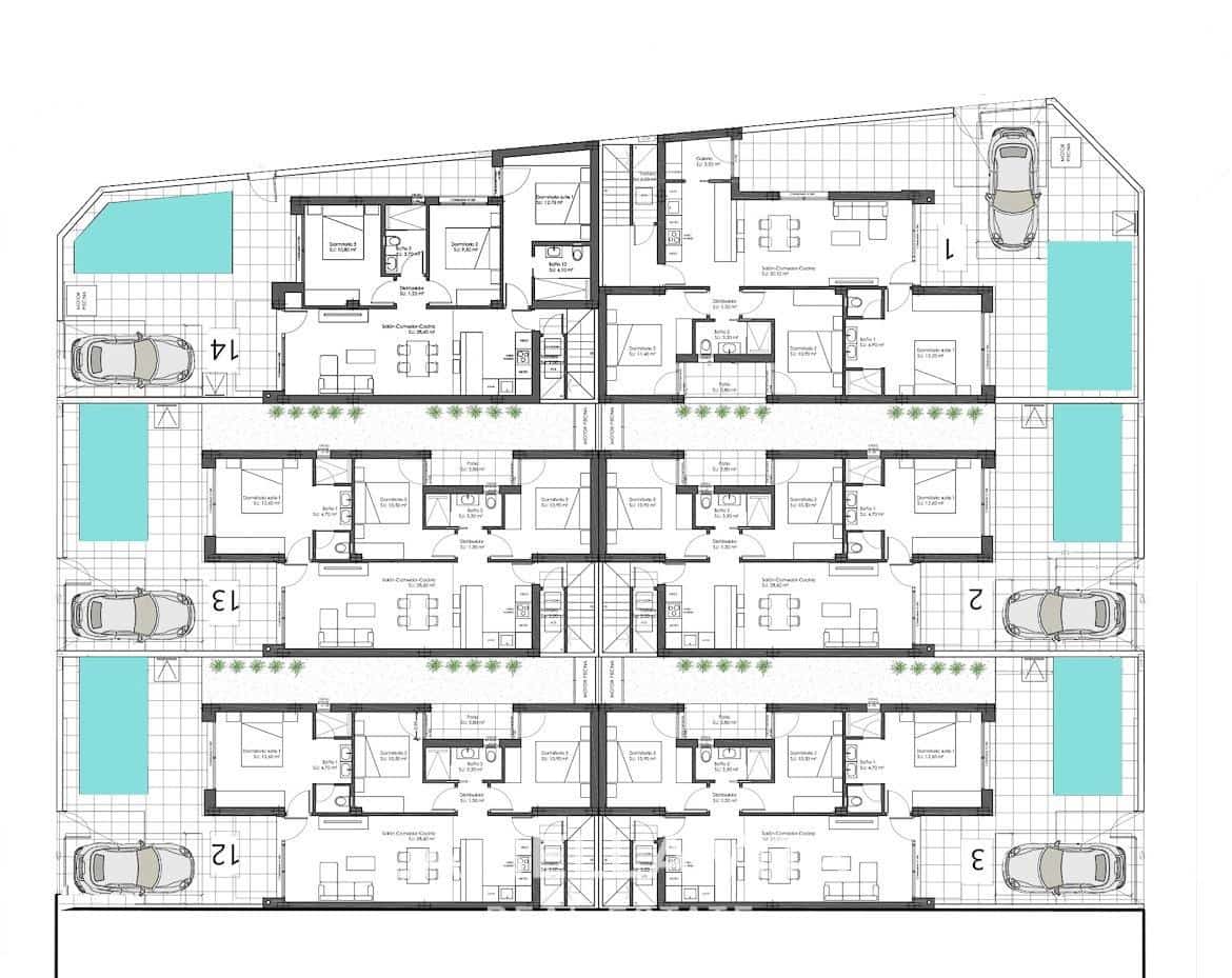 Chalet de 2 habitaciones en San Fulgencio en venta con piscina - 367.900 € (Ref: 9630277)