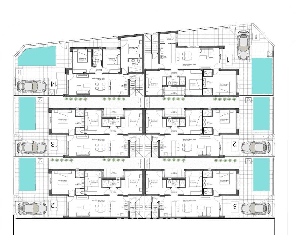 2 camera da letto Villa in vendita in San Fulgencio con piscina - 367.900 € (Rif: 9630277)