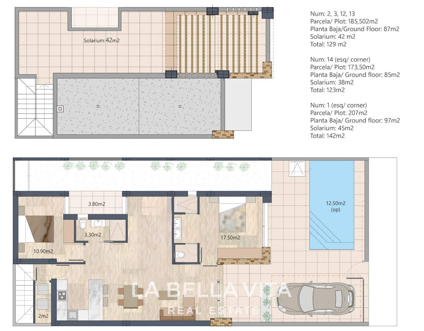 2 camera da letto Villa in vendita in San Fulgencio con piscina - 367.900 € (Rif: 9630277)