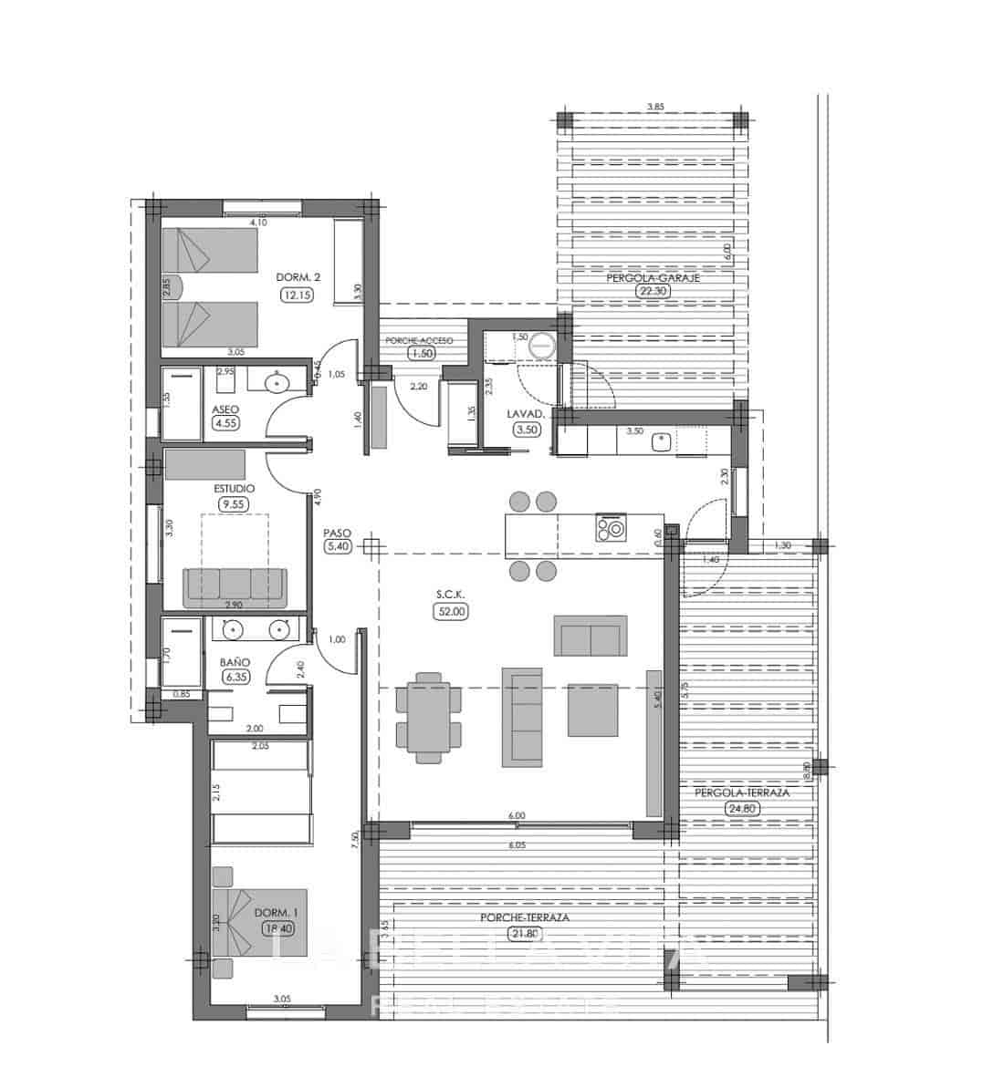 3 slaapkamer Villa te koop in Algorfa met zwembad - € 555.000 (Ref: 9762142)