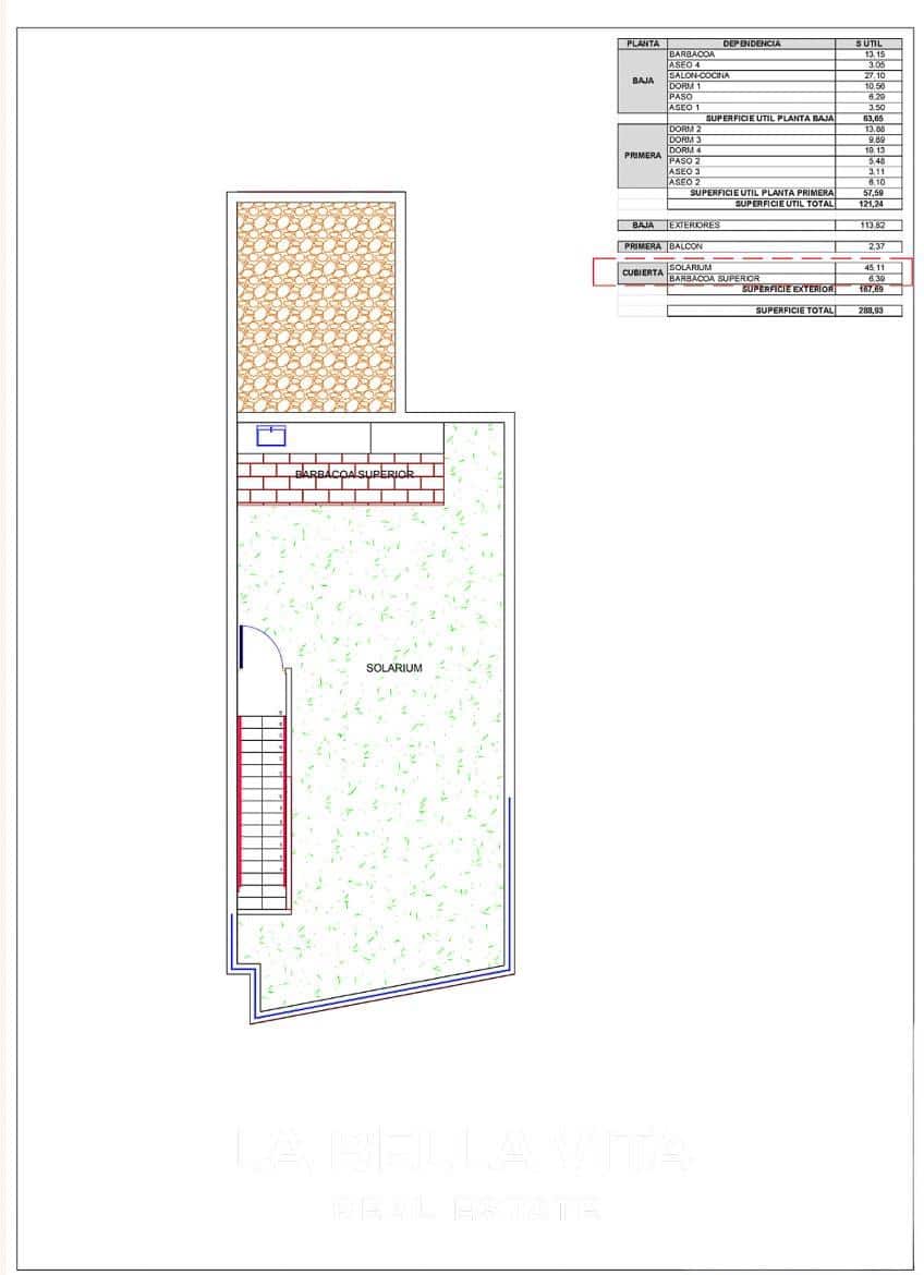 4 slaapkamer Rijtjeshuis te koop in Torre de la Horadada met zwembad - € 698.000 (Ref: 9762145)
