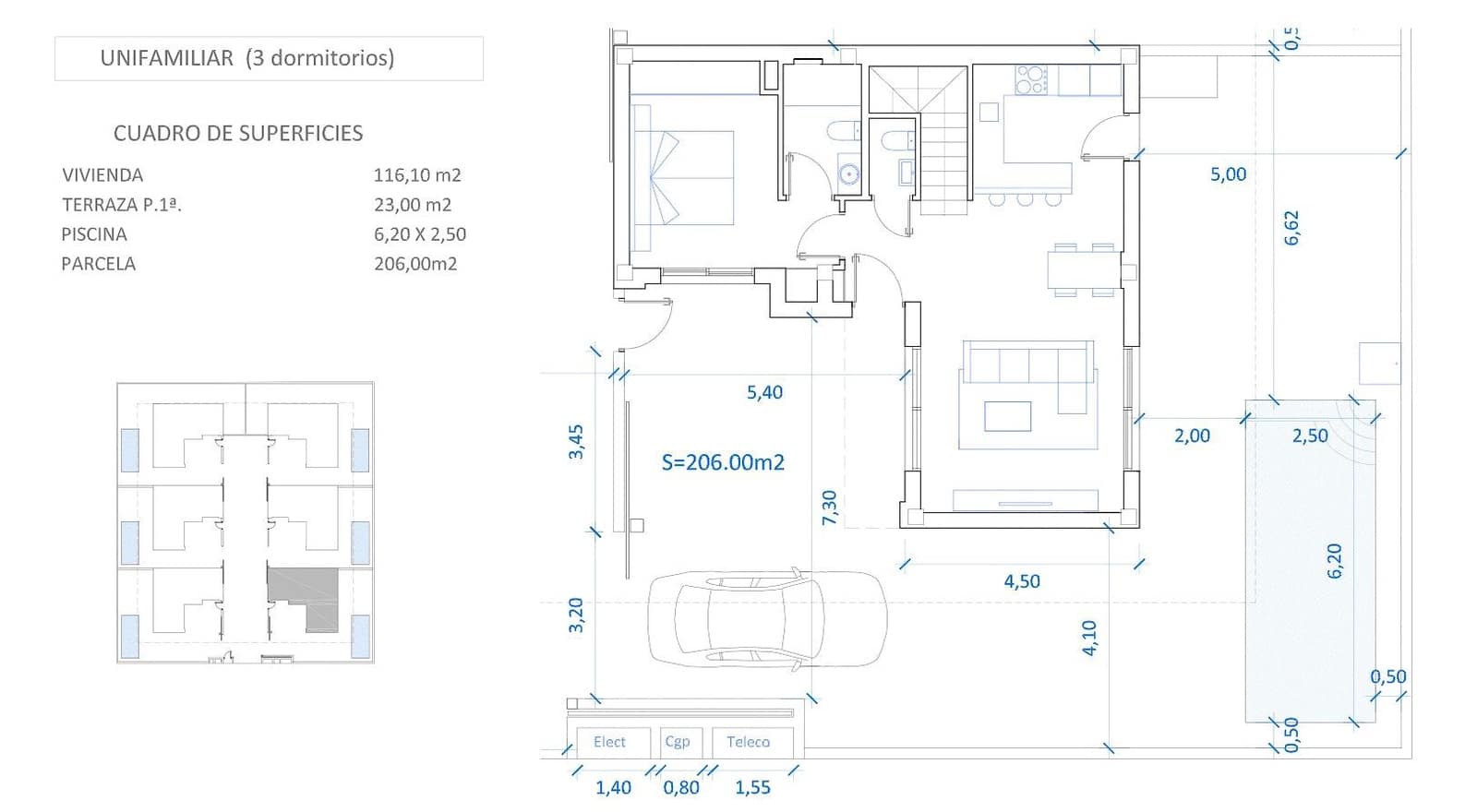 3 soverom Villa til salgs i Rojales med svømmebasseng - € 499 000 (Ref: 9833894)