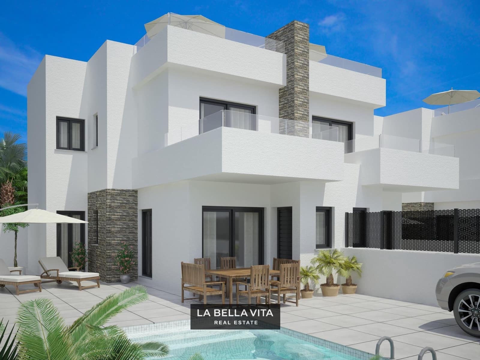 3 quarto Moradia Geminada para venda em Vistabella com piscina - 395 000 € (Ref: 9900210)