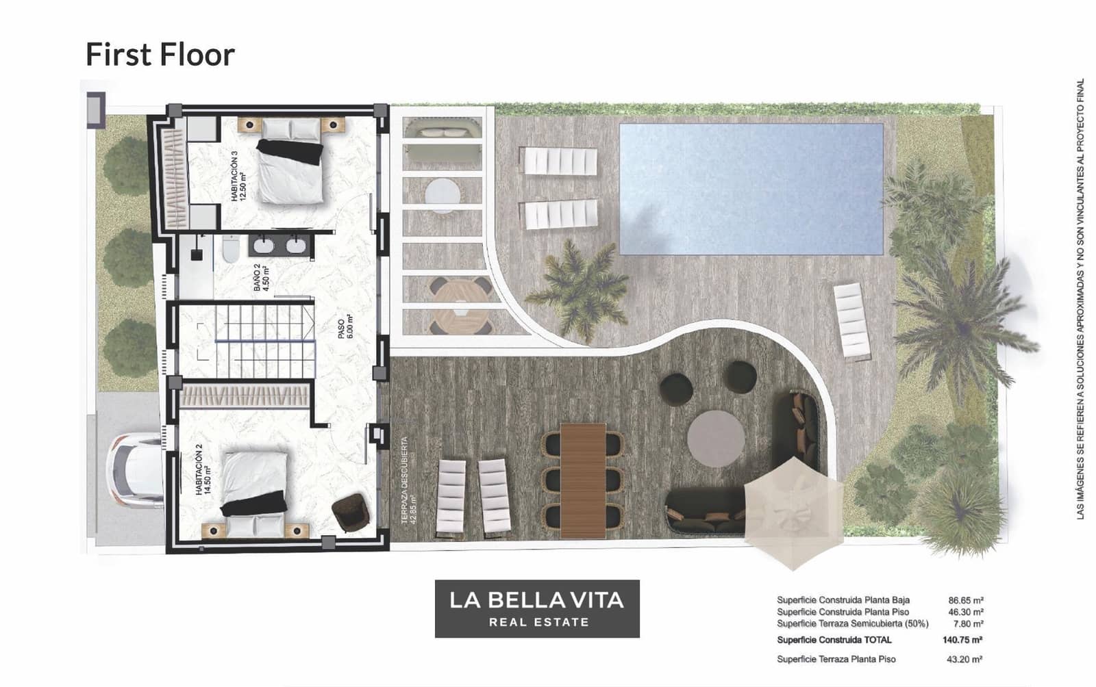 Pareado de 4 habitaciones en Heredades en venta - 439.000 € (Ref: 9900212)