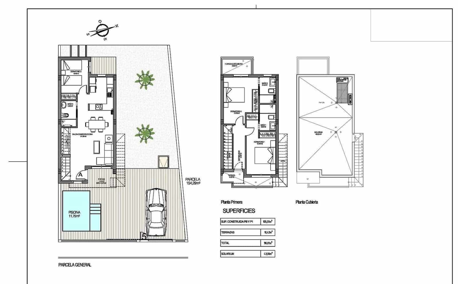 3 bedroom Villa for sale in El Limonar with pool - € 424,000 (Ref: 9900215)