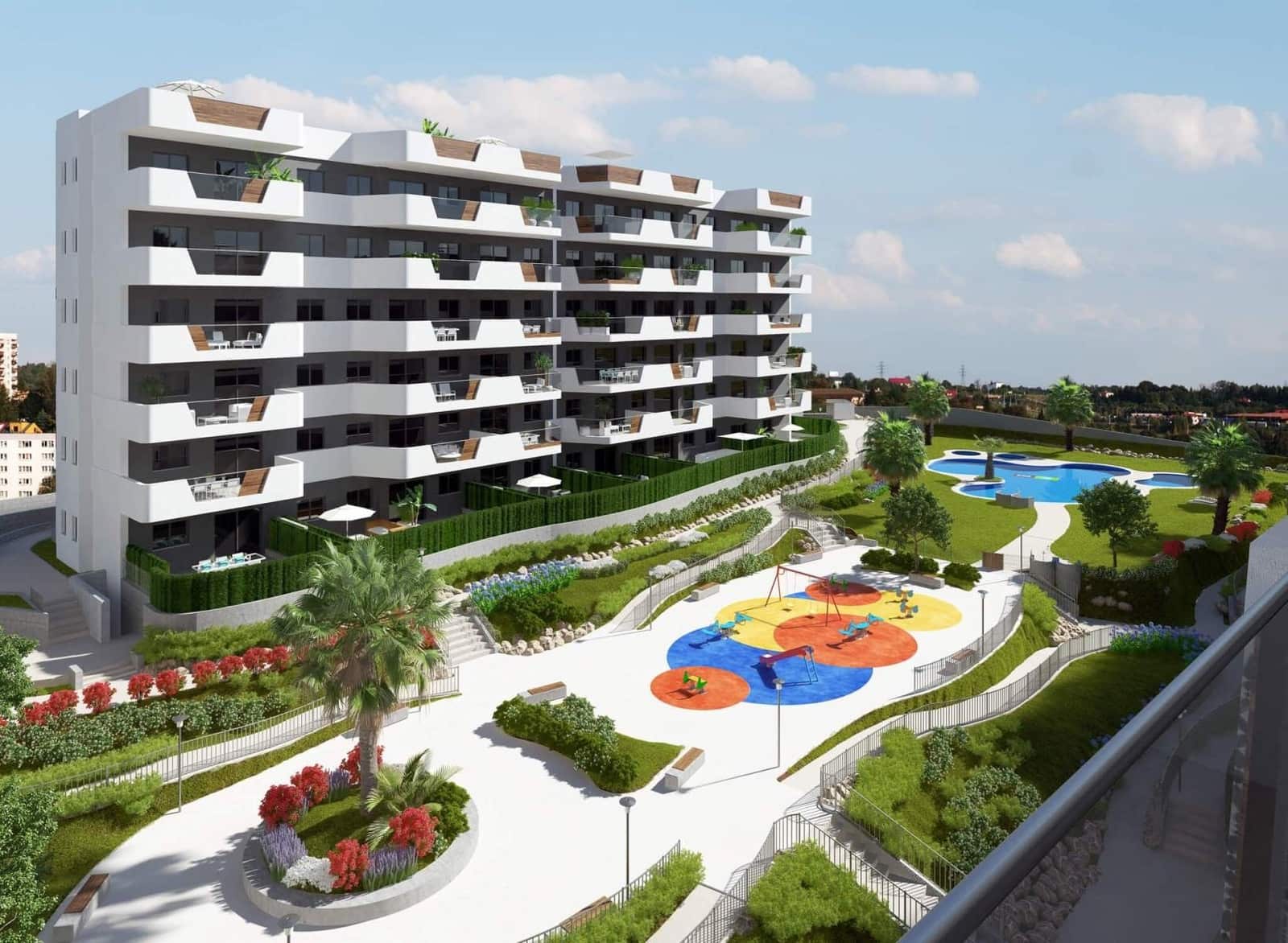 2 Zimmer Apartment zu verkaufen in Elche / Elx mit Pool - 280.000 € (Ref: 10021114)