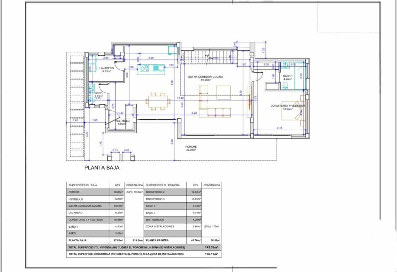 Chalet de 3 habitaciones en Ciudad Quesada en venta con piscina garaje - 925.000 € (Ref: 8603868)