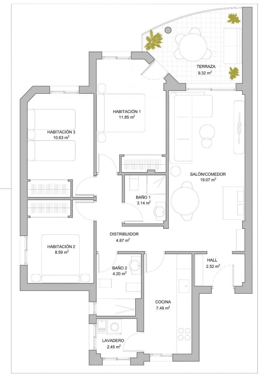 3 quarto Apartamento para venda em Orihuela Costa com piscina garagem - 229 500 € (Ref: 9008643)