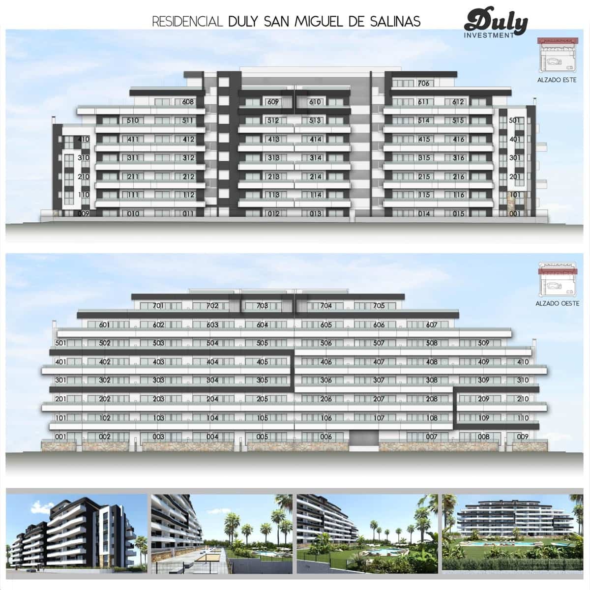 Apartamento de 2 habitaciones en San Miguel de Salinas en venta con piscina garaje - 239.000 € (Ref: 9009052)