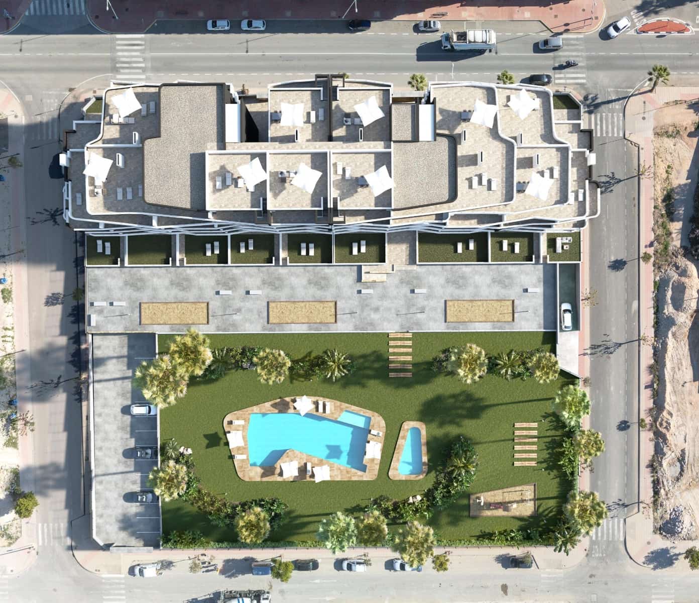 Apartamento de 2 habitaciones en San Miguel de Salinas en venta con piscina garaje - 239.000 € (Ref: 9009052)