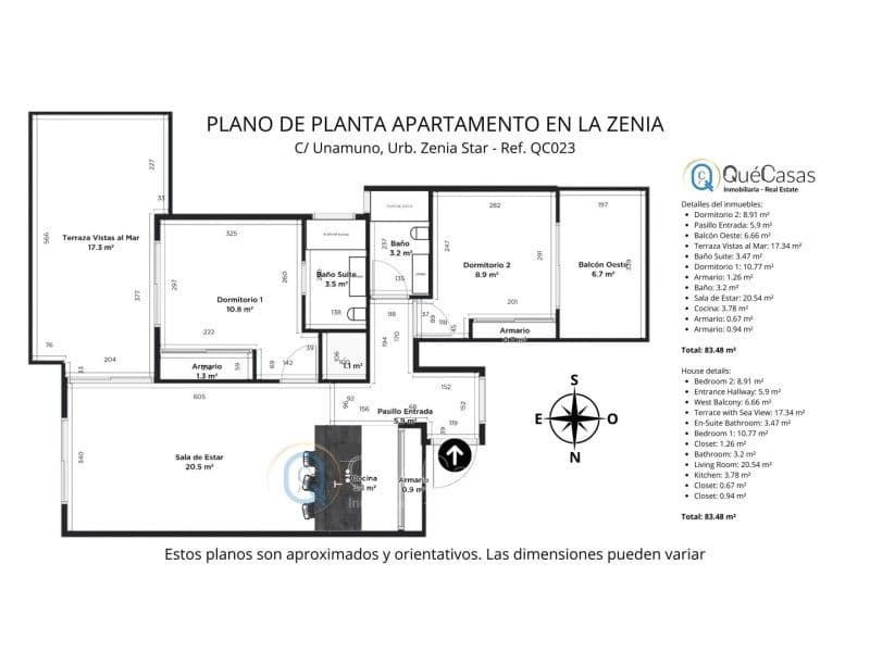 2 sypialnia Apartament na sprzedaż w Orihuela z basenem - 375 000 € (Ref: 9075830)